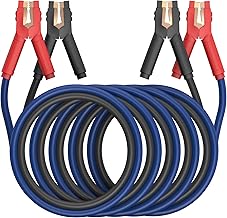 Heavy Duty Jumper Cables, 0 Gauge 25 Feet 1000Amp Booster Cables, UL Listed Cables for 12V & 24V Cars, SUVs and Trucks, Jumper Cables Kit with Carry Bag, Gloves, Brushes (0 Gauge 25 Feet)&hellip;