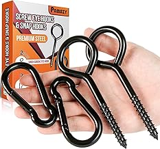 Heavy-Duty Screw Eye & Snap Hooks