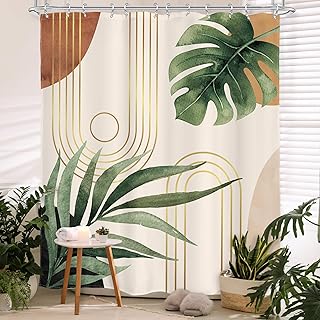Boho Sage Green Shower Curtain