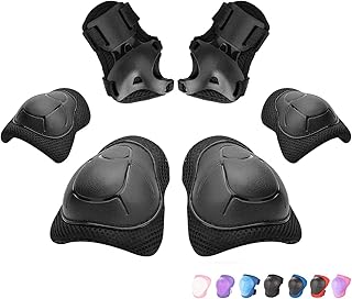 Kids/Youth Knee Pad Elbow Wrist Pads Guards Protective Gear Set, for Roller Skates,Cycling Bike,Skateboard,Inline Skatings ,Scooter Riding ,and Other Outdoor Sports Activities