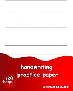 Handwriting Practice Dotted Paper