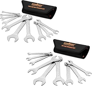 HORUSDY 19pc Open End Wrench Set
