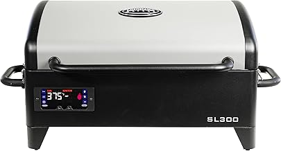 Louisiana Grills LG300SL Portable Pellet Grill, Black, Small