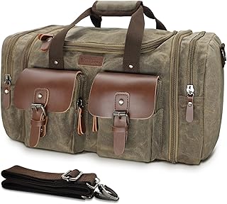 Wildroad Waterproof Waxed Canvas Duffle