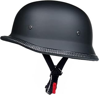 German-Style Matte Half Helmet