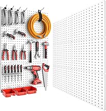 Heavy-Duty Metal Pegboard 6-Pack