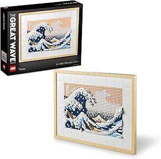 LEGO Hokusai Wave Wall Art