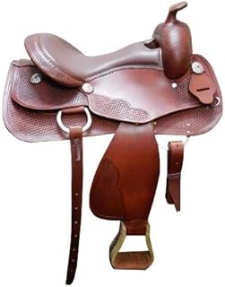 Western Reining Horse Saddle | Premium Leather Western Adult Horse Saddle Size 15" to 17" Inch Seat Available