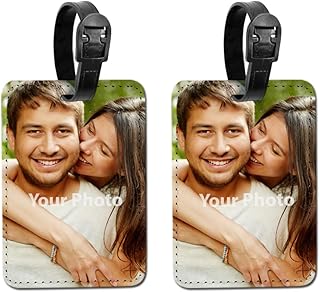WIRESTER Custom Photo Luggage Tags