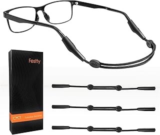 Adjustable Sports Glasses Strap 3-Pack