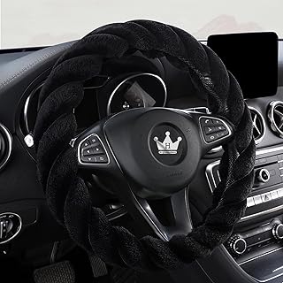 Luxury Fluffy Winter Steering Cover