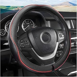 Anti-Slip Leather Steering Cover