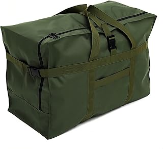 Large Duffel Bag, Waterproof Carry on Weekend Overnight Storage Bag over Luggage for Airline, Travel, Camping, Moving