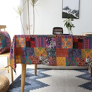 Boho French Patchwork Tablecloth