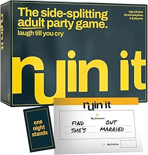 Adult Party Board Game Ruin IT Hilariously Funny Game for Ages 18 +