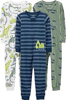 Carter's Footless Cotton Pajamas 3-pack