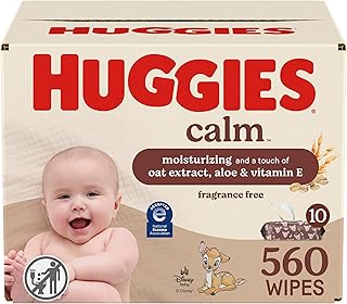Huggies Calm Hypoallergenic Baby Wipes