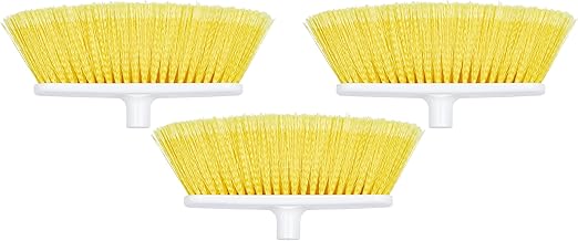 Soft Sweep Broom Heads Only (Yellow, 3 Heads)