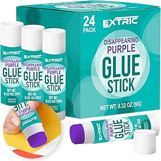 Kids' Washable Purple Glue Sticks