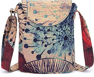 Boho Canvas Crossbody Bag