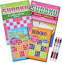 Sudoku Puzzle Book 4-Pack