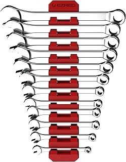 EZ RED 12 Slot Magnetic Wrench Rack