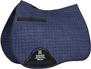 Harrison Howard All-Purpose Saddle Pad Suede Saddle Pad for Horses Use During Everyday Riding