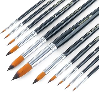 Transon Round Paint Brush Set