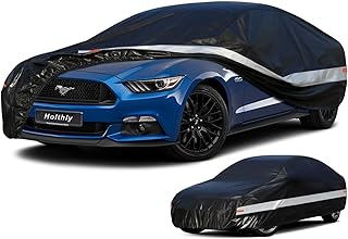 10 Layers Coupe Car Cover Waterproof All Weather for Automobiles,100% Waterproof Outdoor Car Covers Rain Snow UV Dust Protection. Custom Fit for Ford Mustang,Chevy Camaro, Chevy Corvette,etc