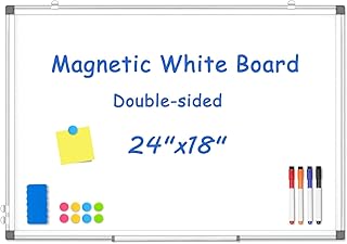 WALGLASS Magnetic Double-Sided Whiteboard