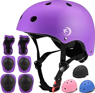 Kids Adjustable Helmet & Pads Set