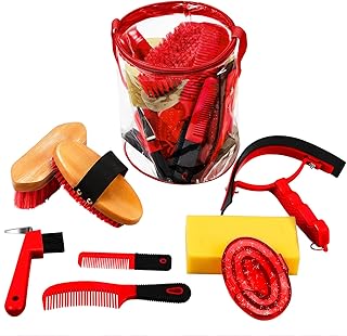 9-Piece Equestrian Grooming Kit