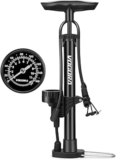 Portable Bike Pump with Gauge