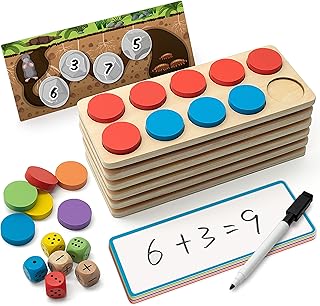 SYNARRY Wooden Ten-Frame Math Set
