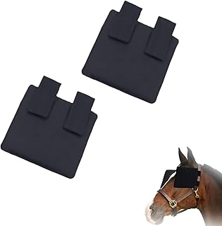 Horse Blinker Horse Eye Blinders for Racing Training Keep Calming Eye Side Shield