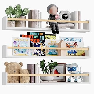 Fixwal Floating Nursery Book Shelves