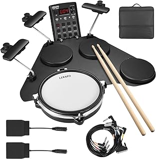 LEKATO Beginner&rsquo;s Portable Electronic Drums
