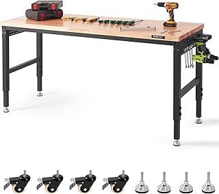 VEVOR Adjustable Heavy-Duty Workbench