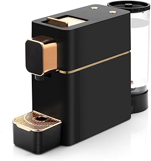 Mini Espresso Coffee Machine for Capsules Compatible with Nespresso OriginalL Machine, Espresso Maker Single Serve, Bestpresso Coffee Capsules Peet's Espresso more (Black)