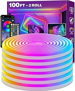 App-Controlled Neon LED Lights