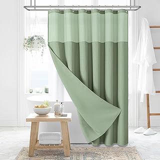 Dynamene Sage Green Shower Curtain
