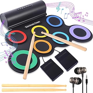 7-Pad Portable Electric Drum Set