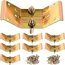 Kerf Mount Corner Bracket, Set of 4 Surface Mount Corner Bracket for Table Aprons, Connection Table Top, Legs, Frame, Repairing or Building Table (8)