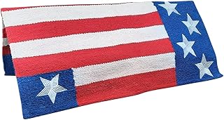 Patriotic Western Horse Saddle Blanket