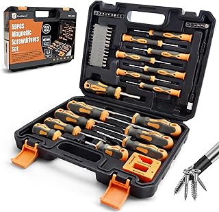 MulWark 59-Piece Magnetic Screwdriver Set
