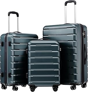 Coolife TSA Lock Luggage Set