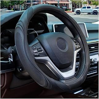 Leather Steering Wheel Cover
