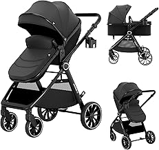Convertible Baby Stroller-Bassinet Combo