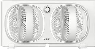 Shinic 9'' Rotatable Twin Window Fan