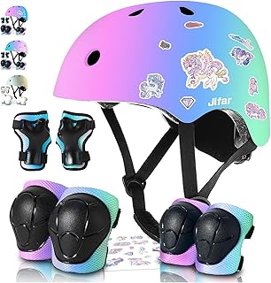 Kids Gradient Helmet & Pads Set